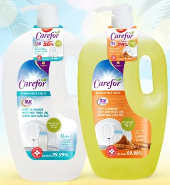  Nước rửa chén bát Carefor 1900ml 