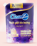  Nước Giặt Xả Tỏa Hương CleanZ Công Nghệ Sạch Sâu, Đánh Bay Vết Bẩn, Hương Thơm Mềm Mại, Bảo Vệ Màu Quần Áo 2L 