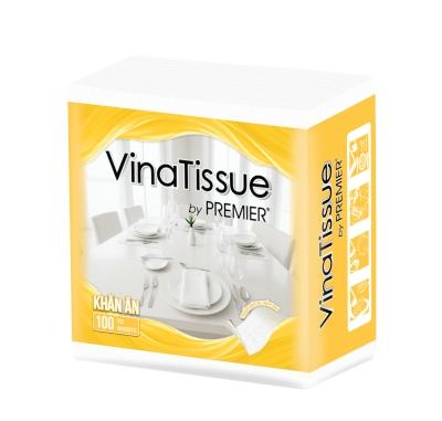  Khăn ăn VinaTissue by PREMIER 100 tờ 