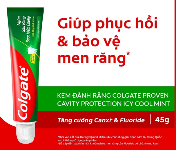  Kem đánh răng Colgate ngừa sâu răng răng chắc khỏe 225g/tuýp 