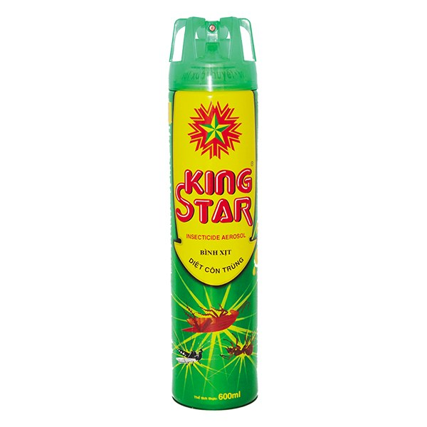  Bình xịt KINGSTAR Diệt Côn Trùng 600ml Hương Chanh 