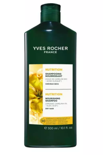  Dầu gội nuôi dưỡng chuyên sâu cho tóc khô Yves Rocher Nourishing 300ml 