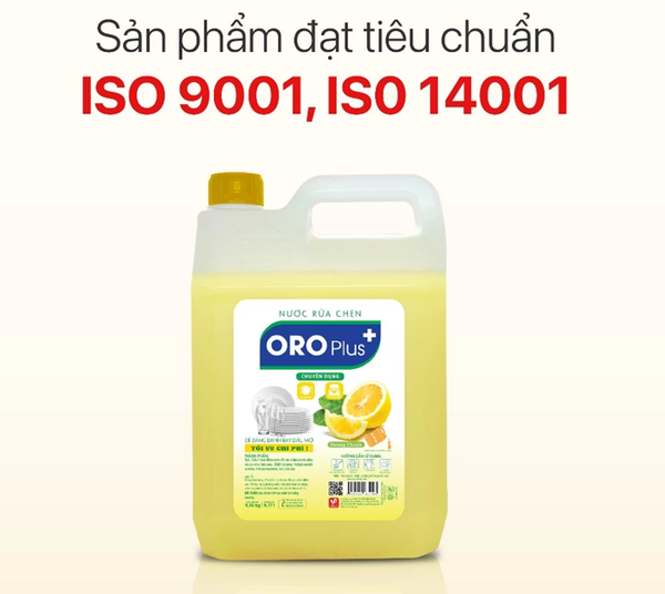  Nước Rửa Chén Dầu Rửa Bát Oroplus Hương Chanh Khử Mùi Thức Ăn Làm Sạch Bát Đĩa Sáng Bóng Không Hại Da Tay 9.36 kg 