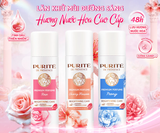  Xịt Khử Mùi Dưỡng Sáng PURITÉ Hương Nước Hoa Cao Cấp Hoa Anh Đào/Hoa Hồng/Hoa Mẫu Đơn 140ml 