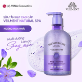  Sữa tắm hạt On The Body Veilment Natural Spa Jasmine Dead Sea Salt 400g 