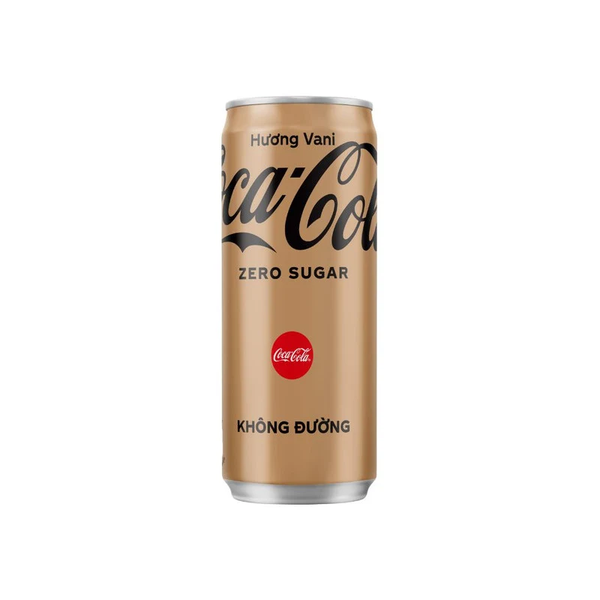  Nước Ngọt Giải Khát Coca-Cola Không Đường Hương Vani 320m/Lon 