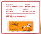  Giấy vệ sinh Sếu 10 cuộn 4 lớp mềm mịn siêu dai chính hãng 