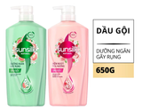  Dầu gội Sunsilk Natural Dưỡng Ngăn Gãy Rụng và Mềm Mượt Tỏa Hương 650g 