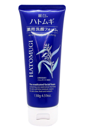  Sữa rửa mặt ngừa mụn, trắng da Hatomugi nội địa nhật bản 130g 