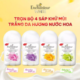  Sáp Khử Mùi Enchanteur Khô Thoáng Dưỡng Trắng từ Niacinamide Hương Nước Hoa Pháp Cao Cấp 40g 