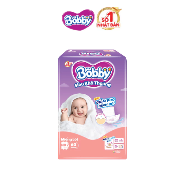  Miếng lót sơ sinh Bobby Newborn 2-60 miếng 
