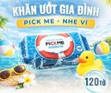 Khăn ướt PickMe 120 tờ không mùi 