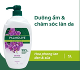  Sữa tắm Palmolive chiết xuất Sữa và Hoa Phong Lan Đen 1L 