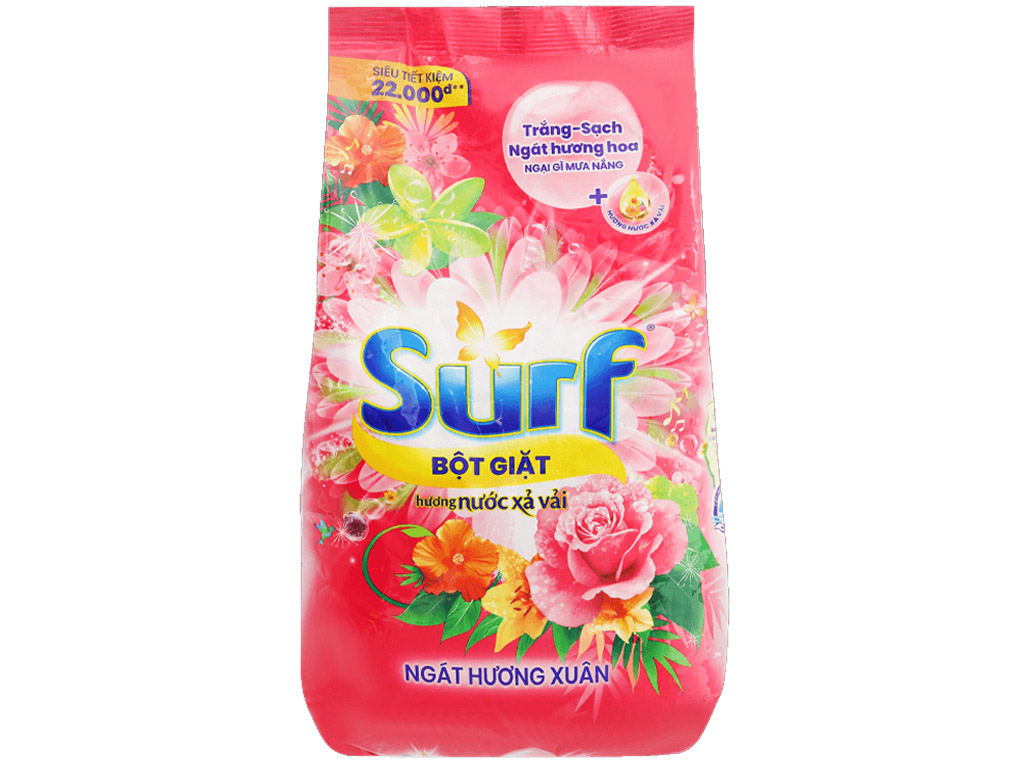  Bột giặt Surf ngát hương xuân 380g - 800g - 2kg - 5.5kg 