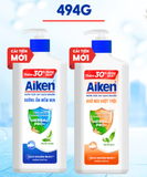  Nước rửa tay Aiken Sạch khuẩn Dưỡng ẩm, Khử mùi 494g 