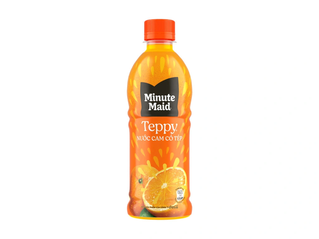  Nước Ngọt Giải Khát Cam Nguyên Tép Teppy 327ml/Chai 