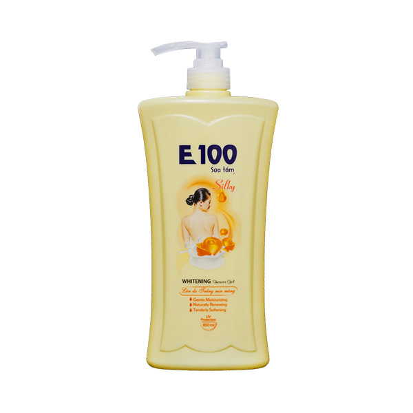  Sữa Tắm Trắng Da E100 – Da Trắng Mịn Màng 520-800ml 1.1-1.2L 
