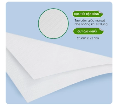  Khăn Giấy Vệ Sinh Đa Năng LET-GREEN 15*21cm, 130 Tờ 260 Lớp (Bột Giấy Nguyên Thủy Thấm Hút Tốt) 