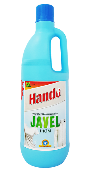  Nước Javel tẩy trắng quần áo Hando 1L 