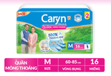  Tã Quần Người Lớn Caryn Mỏng Nhẹ/Mỏng Thoáng Chống Tràn, Cho Người Già Tự Đi Lại Size M16/M32 