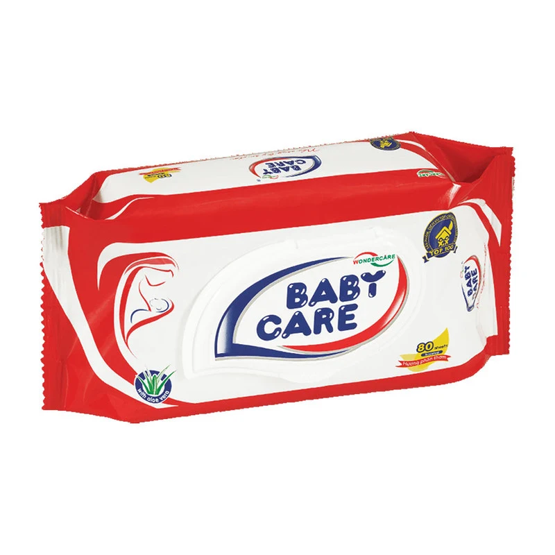  Khăn ướt Baby Care không mùi 80 miếng 