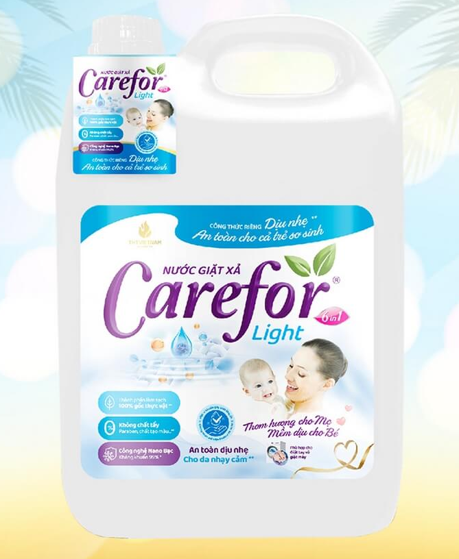  Nước giặt xả dịu nhẹ Carefor Light 5000ml 