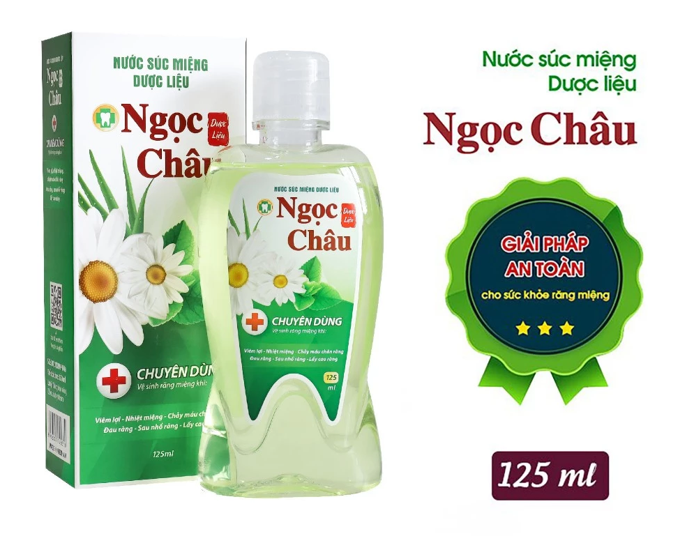  Nước súc miệng Dược liệu Ngọc Châu 125ml 