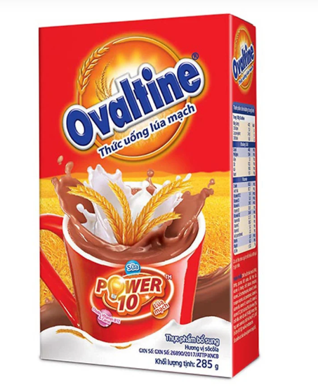  Bột Thức Uống Cacao Lúa Mạch Vị Sô Cô La Ovaltine 285G 