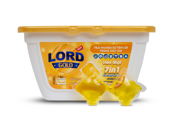  Viên Giặt Lord Gold hương nước hoa 