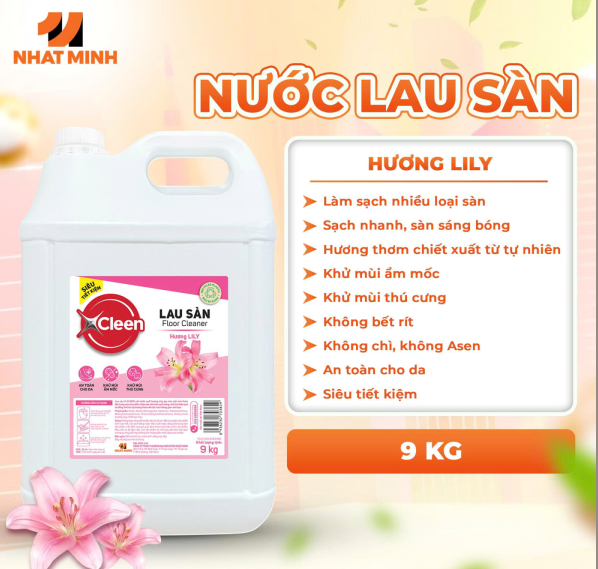 Nước lau sàn hương XCleen 9kg 