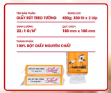  Khăn giấy rút đáy Silkwell 450g 2 lớp làm từ bột gỗ nguyên chất không tẩy trắng 