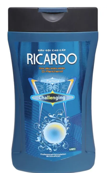  DẦU GỘI RICARDO MEN TINH DẦU THIÊN NHIÊN CHALLENGING 180G 