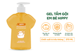  Sữa Tắm Gội Em Bé HIPPY Chiết Xuất Lá Trầu Không 370ml – Dịu nhẹ, sạch rôm sẩy, an toàn da nhạy cảm 