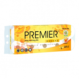  Giấy vệ sinh PREMIER Deluxe 10 Cuộn 