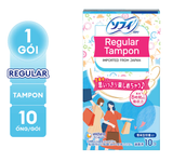  Băng vệ sinh siêu thấm Sofy Soft Tampon Regular 10 miếng/ hộp (Hàng nhập khẩu) 