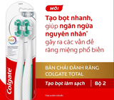  Bàn chải Colgate Total, công nghệ tạo bọt nhanh, ngăn ngừa 6 vấn đề răng miệng phổ biến 