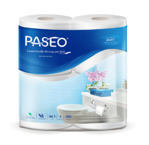  Giấy vệ sinh Paseo 4 cuộn 3 lớp 