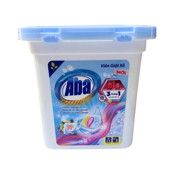  Viên giặt xả Aba 3trong1 380 - 512g (20 - 30viên) 