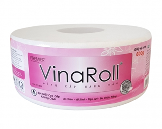  Giấy vệ sinh Jumbo cuộn PREMIER VinaRoll 600g 