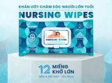  Khăn ướt lau cơ thể Nursing Wipes gói 12 hương trà xanh 