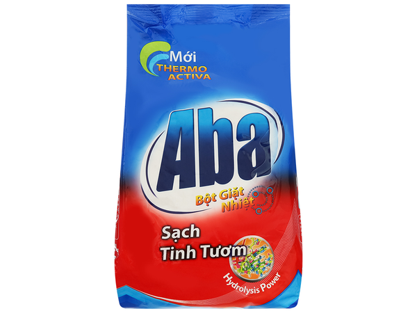  Bột giặt nhiệt Aba sạch tinh tươm túi 770g 