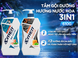  Tắm Gội Xmen Clean&Fresh Sạch Gàu Sạch Sâu 610g Thành Phần Thiên Nhiên Chiết Xuất Bạc Hà Mát Lạnh 