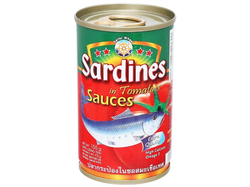  Cá trích sốt cà Sardines Sailer Wheel 155g 