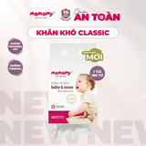  Khăn khô đa năng Mamamy túi 180 tờ rút đáy phiên bản mới 