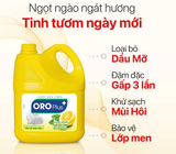  Nước Rửa Chén Dầu Rửa Bát Oroplus Hương Chanh Khử Mùi Tanh Giúp Bát Đĩa Sạch Bóng Chuyên Dụng Cho Nhà Hàng 3.4kg 