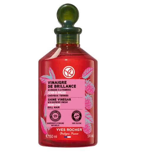  Giấm xả tóc bóng mượt Yves Rocher Shine With Raspberry Vinegar Rinsing Lotion 150ml 