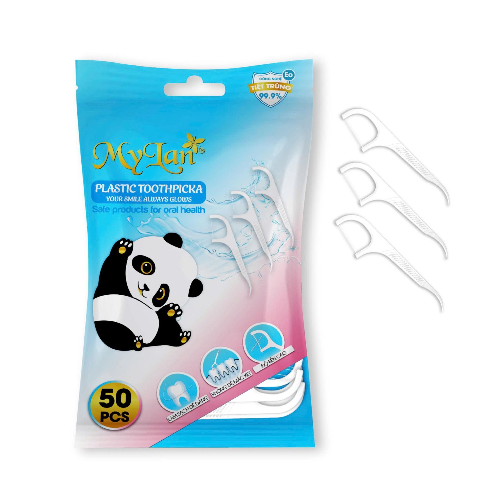  Tăm xỉa răng Mylan 50 cái/túi 
