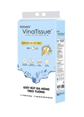  Giấy Rút Đa Năng Treo Tường PREMIER VinaTissue 320 Tờ x 4 Lớp 