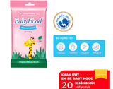  Khăn Ướt Em Bé Không Mùi BABYHOOD 20 Miếng Vải Rayon Mềm Mại, Không Kích Ứng, An Toàn Cho Bé 