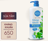  Sữa tắm ngăn mùi cơ thể, kháng khuẩn Bondy Care 650g, lưu hương thơm tự nhiên 